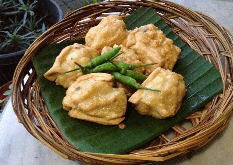 cara membuat Goreng tahu baso ikan