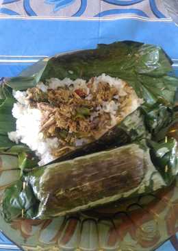 Nasi bakar tongkol pedas