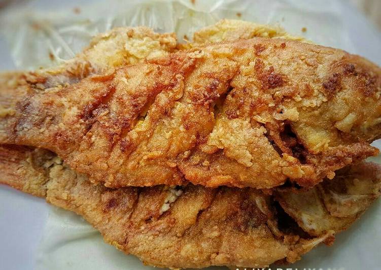 gambar untuk cara membuat Ikan mujair goreng KRISPI