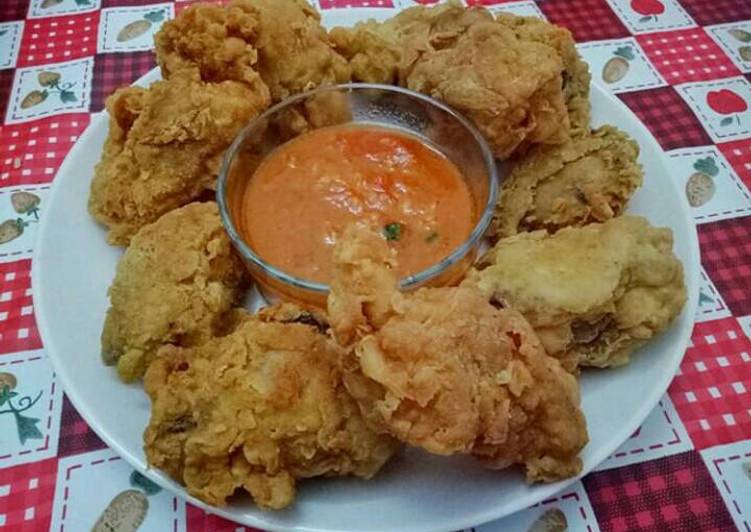 gambar untuk cara membuat Ayam popcorn sambal bawang