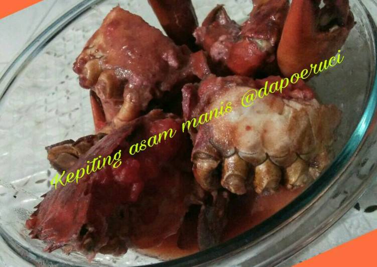 Resep Kepiting asam manis Karya Ajeng Lucky