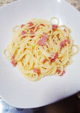 simply angel hair carbonara