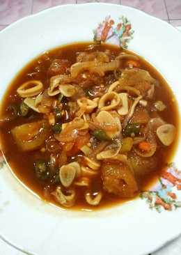 Cumi Asam Manis Pedas