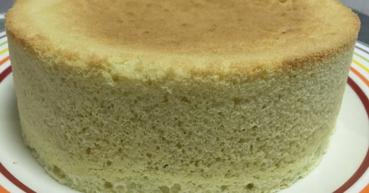 Resep Pandan Chiffon Cake in Rice Cooker