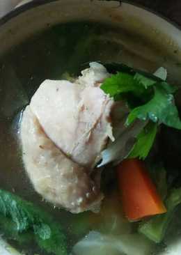 Sup Ayam sayur sederhana