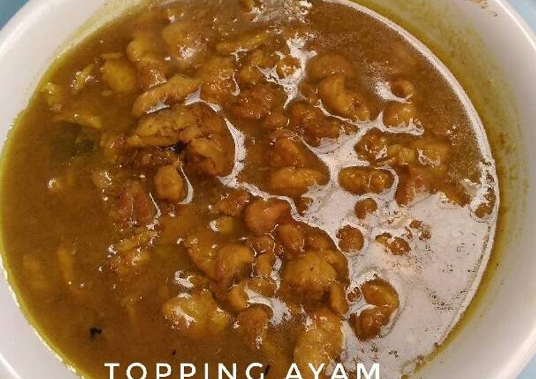 resep masakan Topping Ayam untuk Mie Ayam