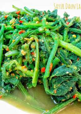 Sayur daun labu kuah kuning