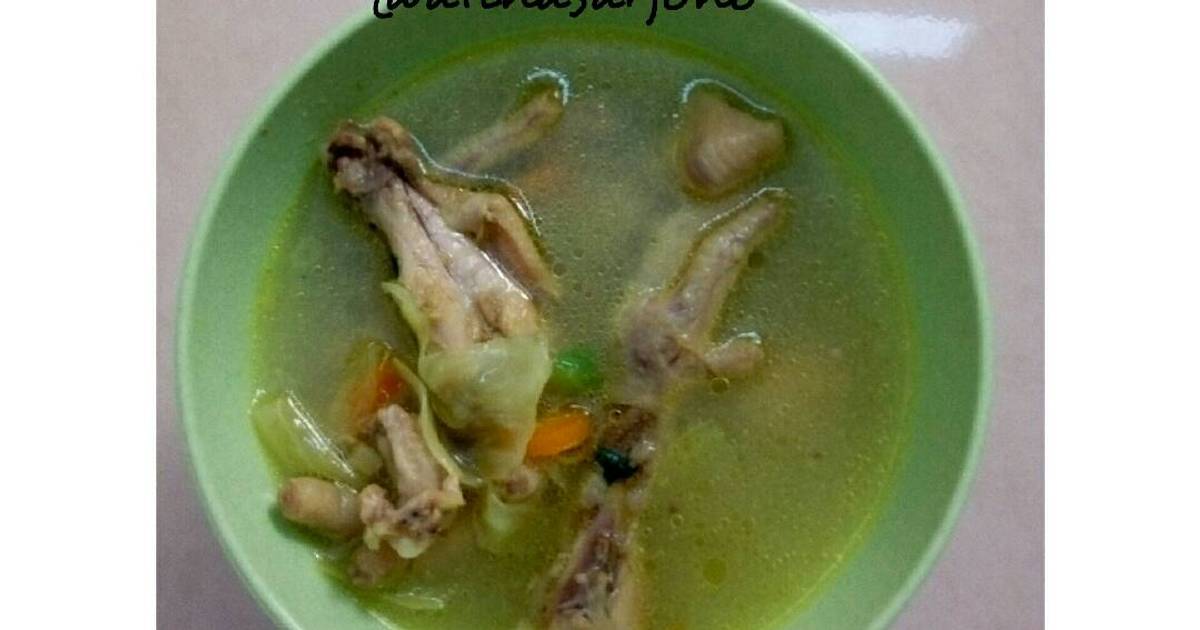 Resep Sup Ceker dan Sayap Ayam ala Atina Hasanah Sarjono