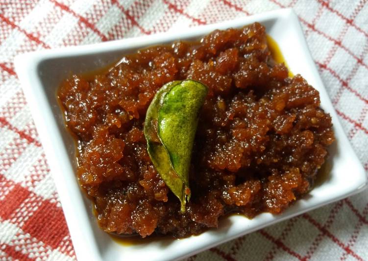 resep lengkap untuk Sambal Terasi ??