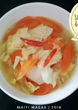 Sayur Sawi Putih & Wortel Simple