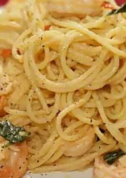 Salted Egg Yolk Spaghetti