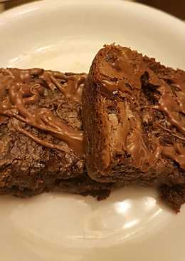 Fudgy brownies nutella