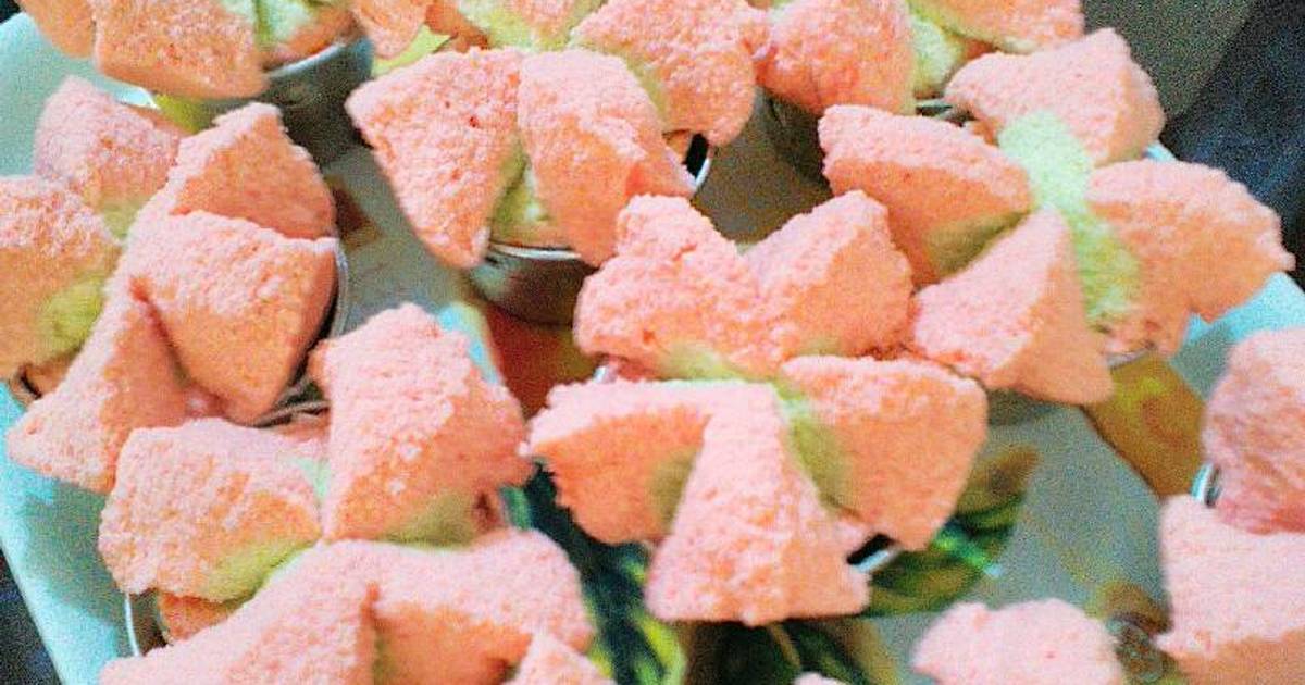 Resep Bolu kukus mekar Resep Bolu kukus mekar