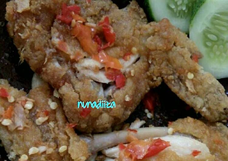  Resep Ayam geprek    oleh Nunadiiza Ramadhania    Cookpad