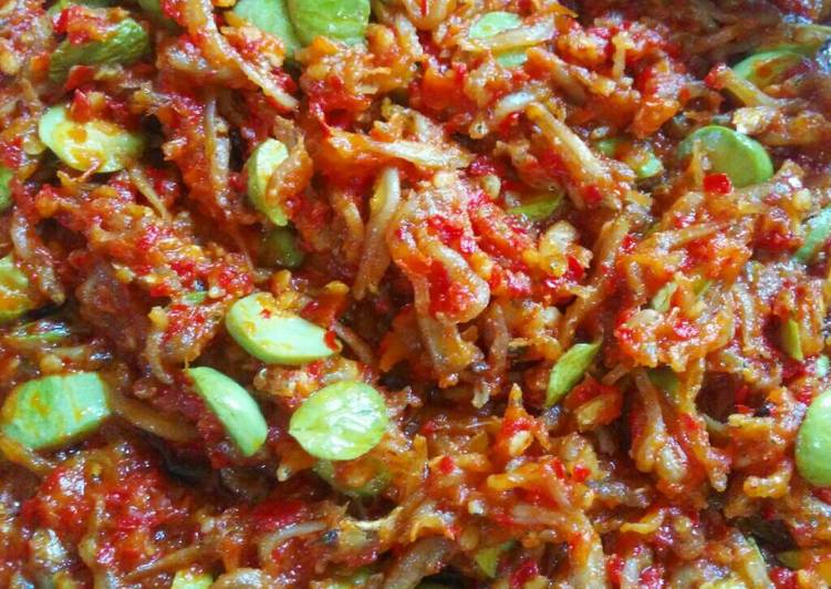 bahan dan cara membuat Pete Anti Bete (Balado Teri Pete)