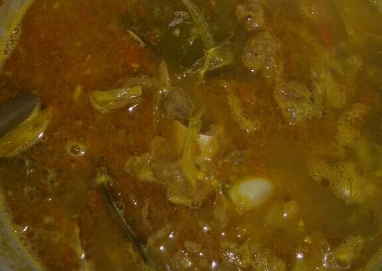 resep lengkap untuk Tongseng Daging Kambing Sederhana