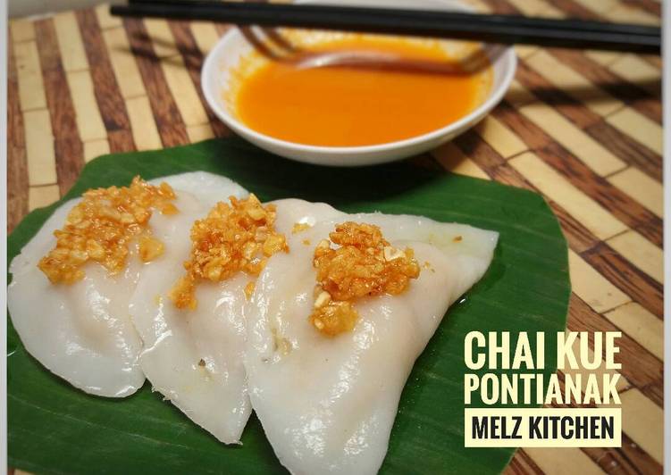 cara membuat Chai Kue Pontianak