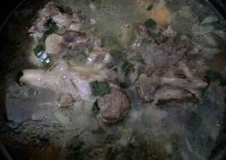 gambar untuk cara membuat Sup tulangan dan daging sapi