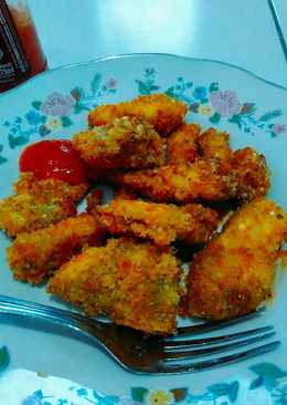 Nuget ayam chrspy (dari ayam goreng)