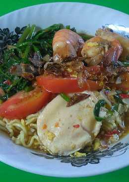 27. Mie kangkung simpel #BikinRamadhanBerkesan