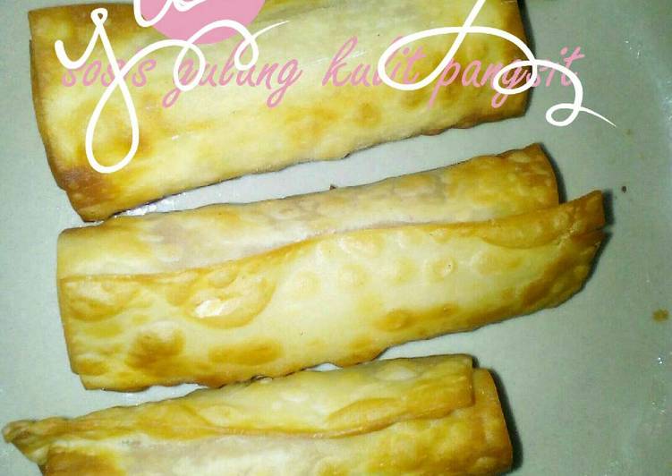 resep ReCook : sosis gulung kulit pangsit