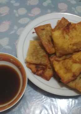 Martabak telur mudah(pakai kulit lumpia)