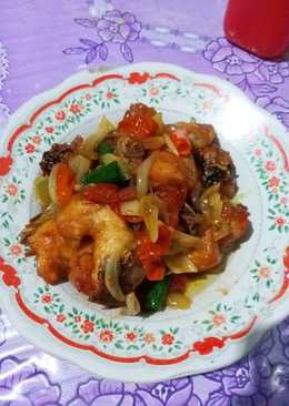 Ayam asam manis simpel