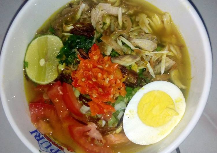 gambar untuk cara membuat Soto ayam sederhana