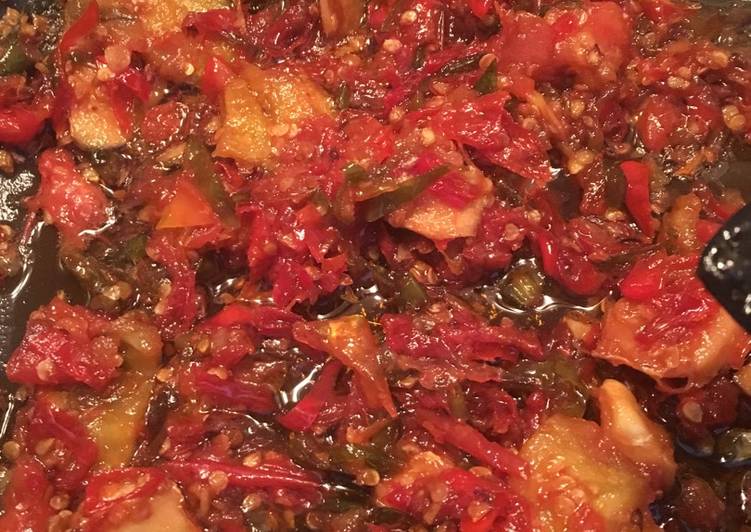 Resep Sambal jahe iris Dari Mila Karsani