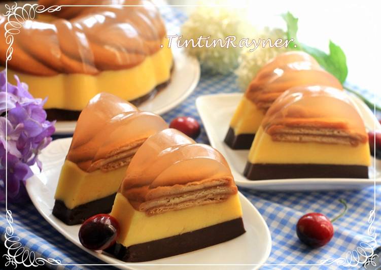 gambar untuk resep PUDING MARIE REGAL 3 LAPIS Yummy&Rich