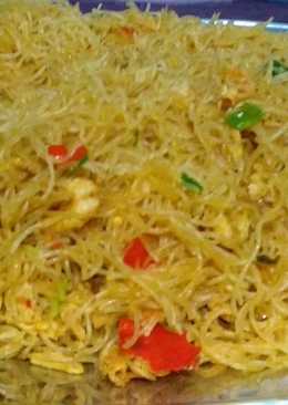 Bihun goreng udang crispy