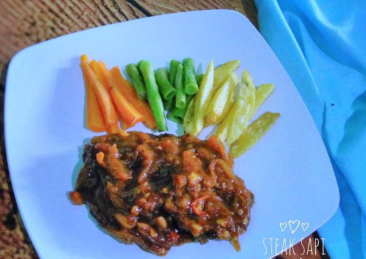 resep lengkap untuk Steak Sapi HomeMade