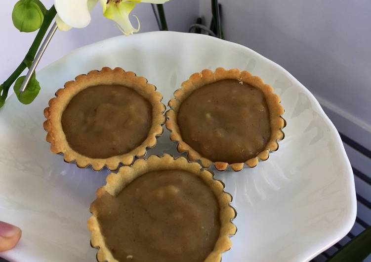 gambar untuk cara membuat Banana tart