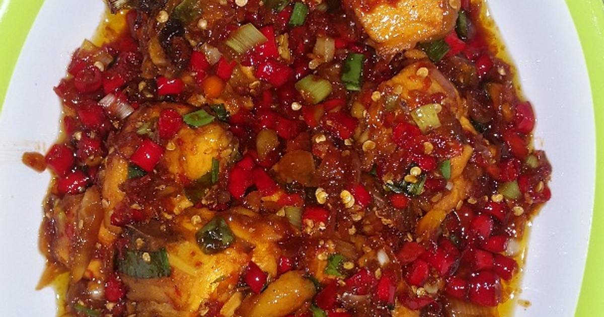 Resep Tumis ayam kecap pedas ala Amel Lia