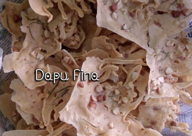 Resep Peyek/rempeyek kacang tanah Kiriman dari Dapu Fina (Syafrina,S.ST)