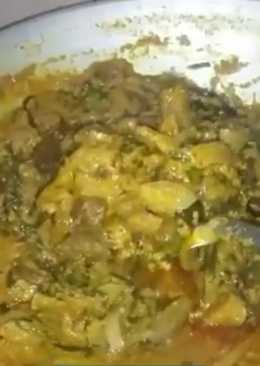 Kalio daging dan jengkol ektra pedas