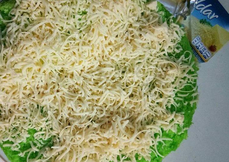 gambar untuk resep makanan Bolu Pandan magic com irit Bahan