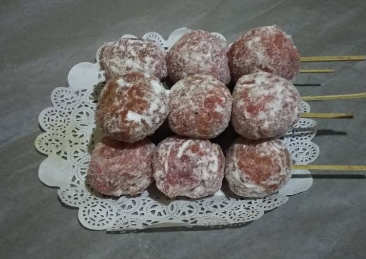 Sate Donat buah naga foto resep utama