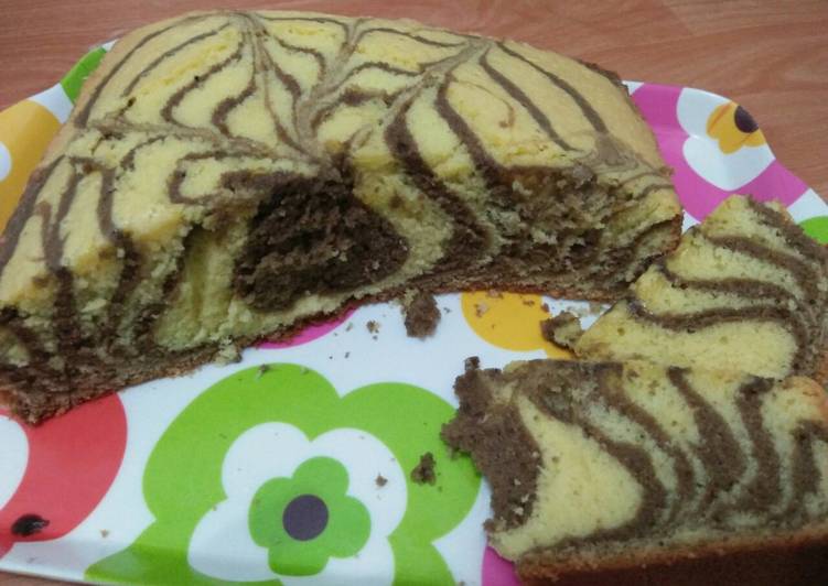 resep makanan Bolu zebra mudah