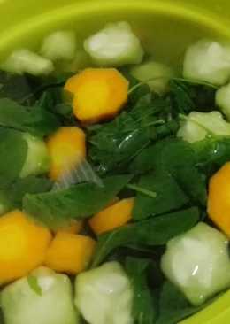Sayur bening bayam kemangi