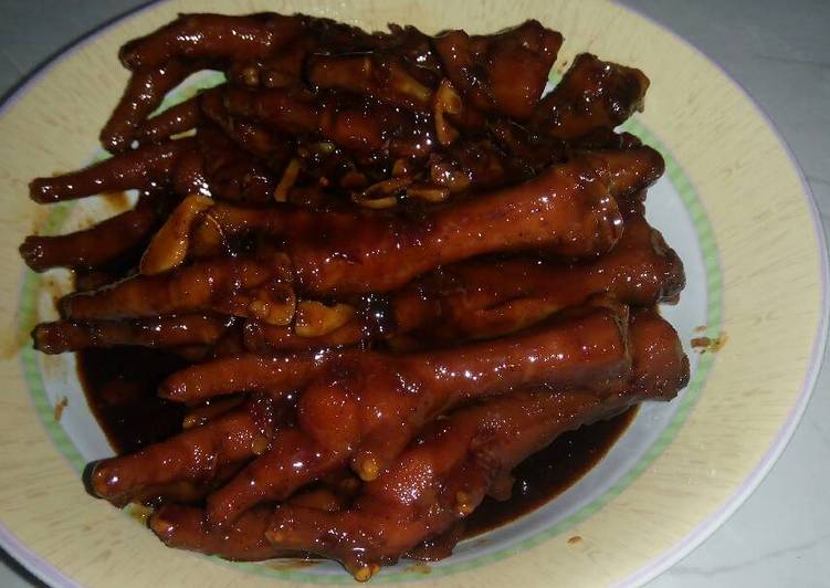 resep Ceker bumbu bacem pedas