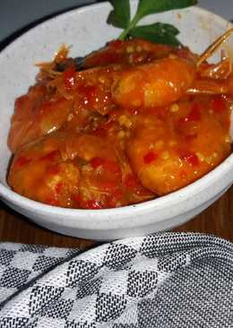 Udang Saos pedas