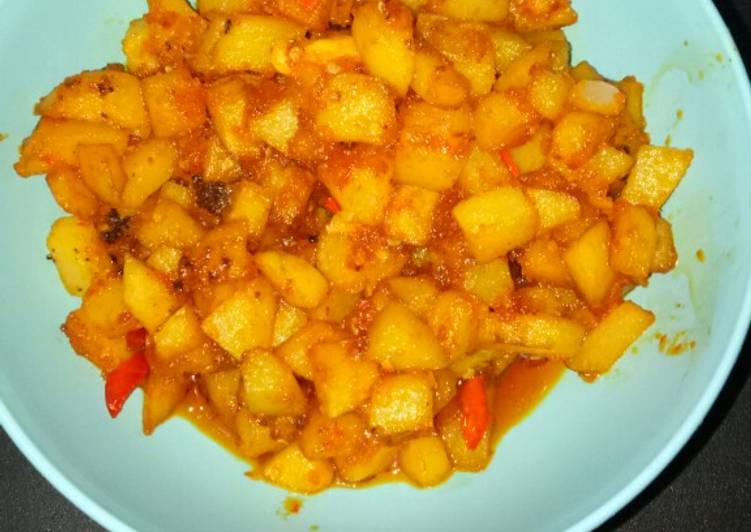 Sambel goreng kentang (simple)