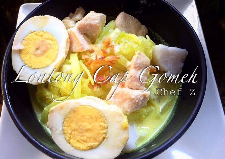 resep makanan Lontong Cap Gomeh