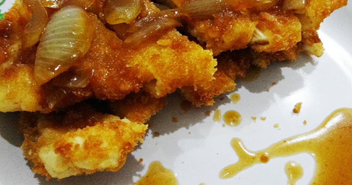 Resep Chicken Katsu dengan saus teriyaki ala Enno Andri