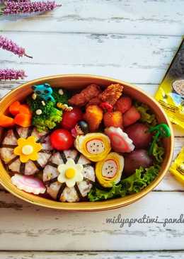 Onigiri Abon Sapi dengan Kongbap