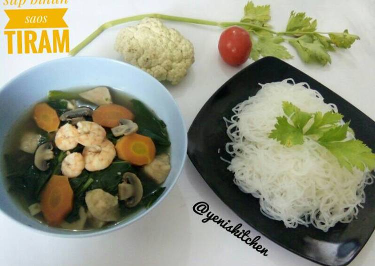 cara membuat Sup Bihun Saos Tiram ??