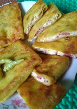 Martabak telor tahu kornet