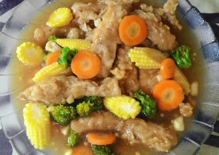 resep lengkap untuk Fillet Kakap Saus Tiram