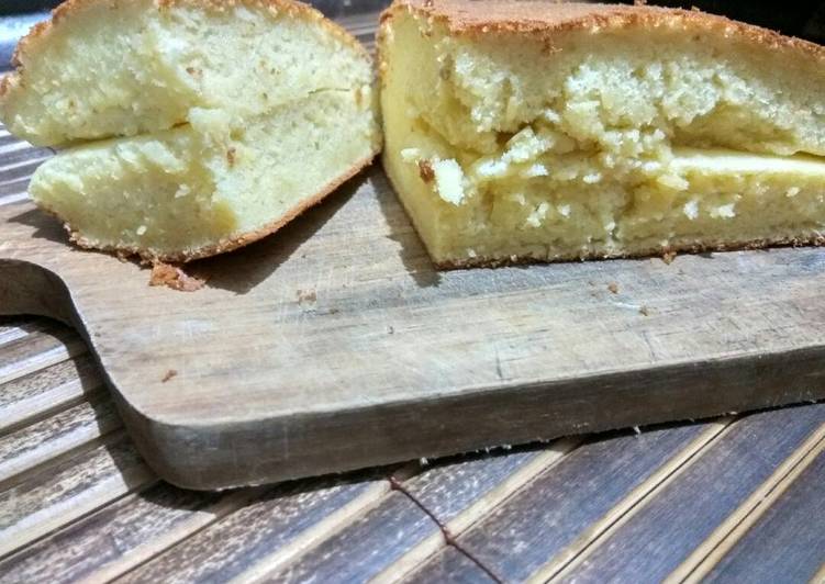 resep masakan Bolu tape singkong #Teflon